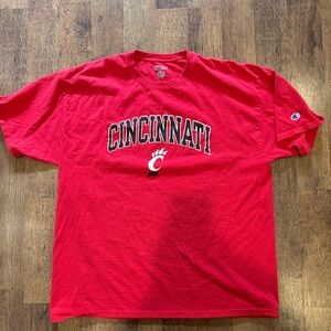 Champion Red Cincinnati Men's T-Shirt xxl